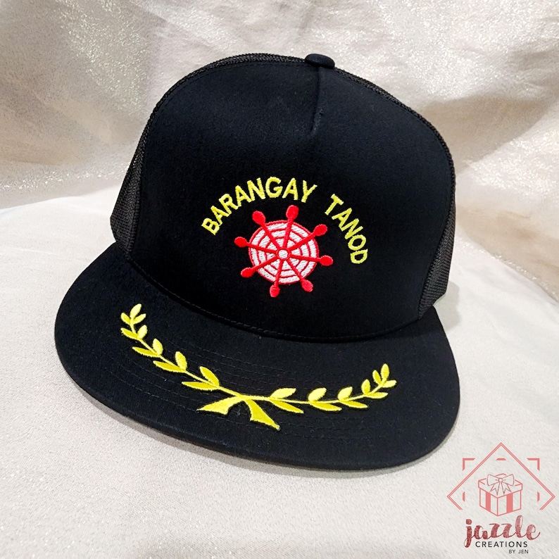 Embroidered Barangay Tanod Snapback Cap: Filipino Trucker Hat - Etsy