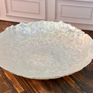 Hydrangea Glass Bowl - Etsy