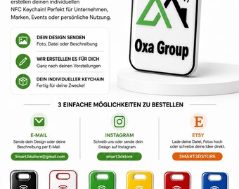 Business & Individual NFC Keyring (Epoxy Premium)