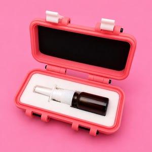 Custom Organizer for Peptides Nasal Spray Case Holder - Holds 10 ml bottle Spray