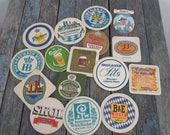 German Beer Coasters, Assorted Vintage Beer Coasters, Beer Advertisement, Drink Coasters, Pub Coaster, Bar Decor, Man Cave Gift