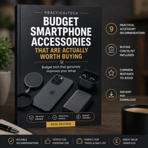 Budget Smartphone Accessories Guide | Practical Tech Recommendations (Digital Download)