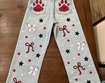 Hand painted custom jeans!