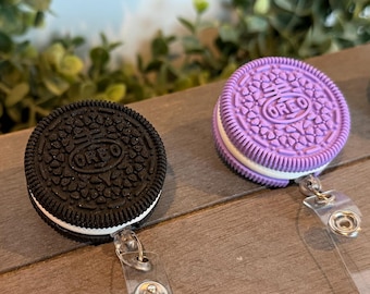 Oreo-inspiriert, Sandwich-Cookie-Abzeichenrolle