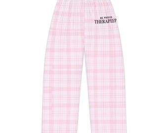 Be Proud Therapeep Pajama Pants | Pink Plaid Lounge Pants