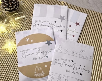 DIY gift bags for St. Nicholas Day, Advent calendars, Christmas, and holidays | Gift bag | Packaging | Printable craft template