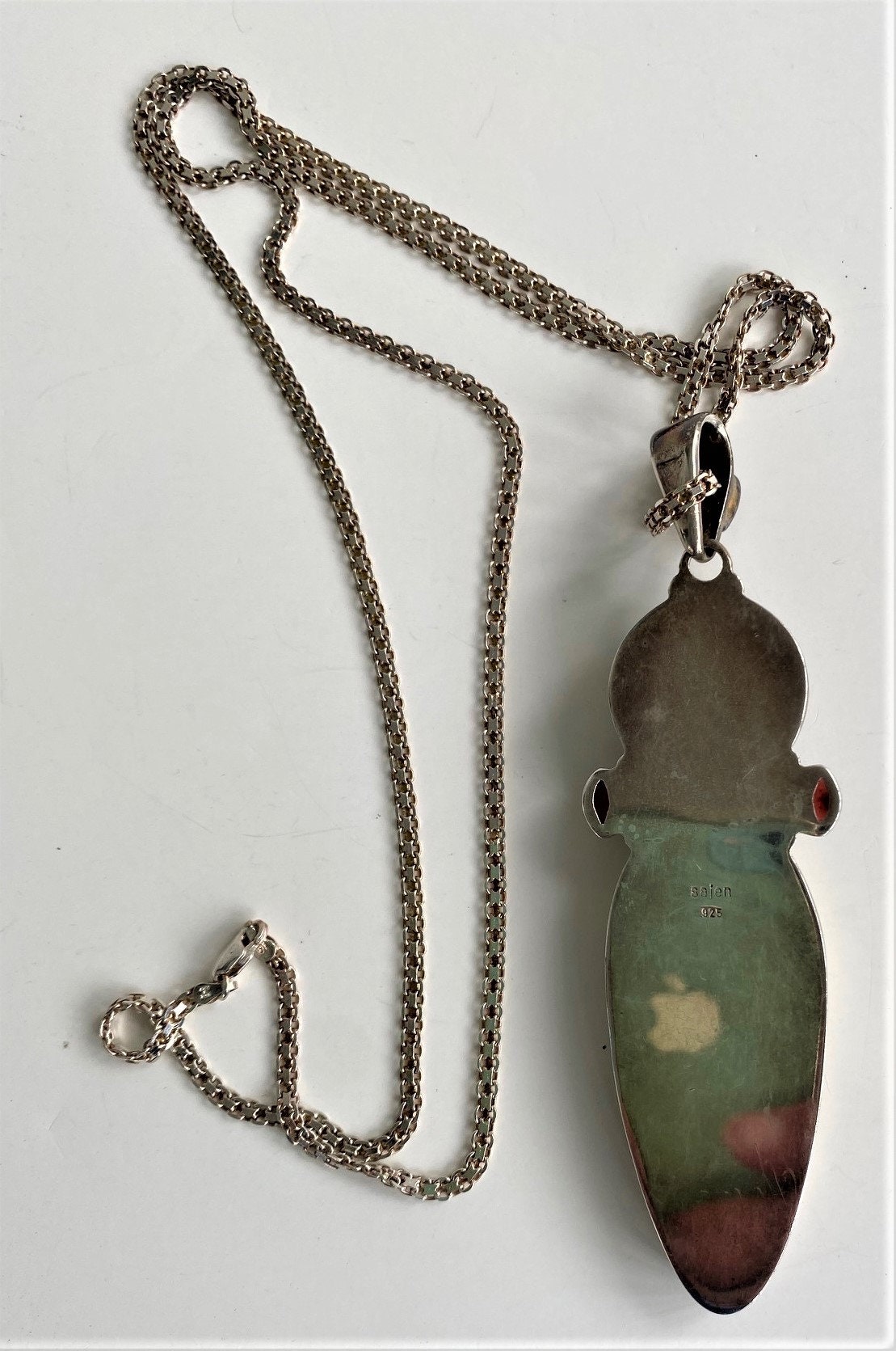Rare Necklace Sajen Pendant Native American Indian Asian Woman