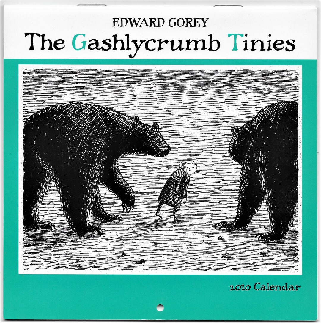 Edward Gorey Calendar Gashlycrumb Tinies Addams Family Etsy