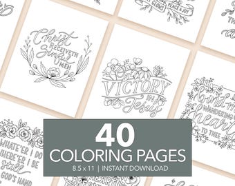 Printable Christian Coloring Pages Hymn Coloring Pages for Adults Faith Based Coloring Pages for Kids Religious Instant Digital Download