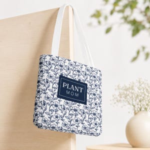 botanical tote bag
