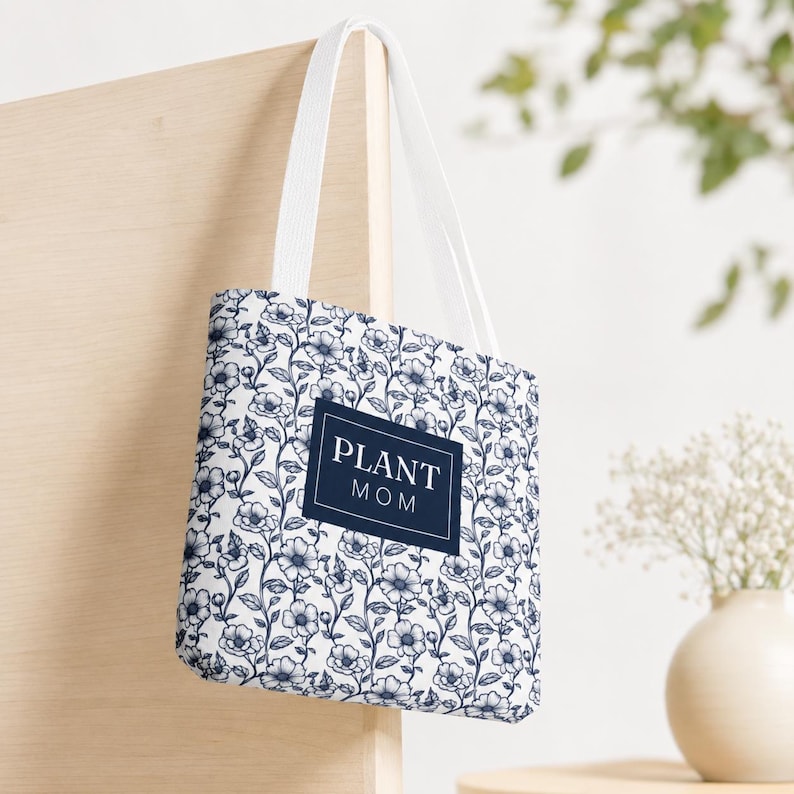 botanical tote bag