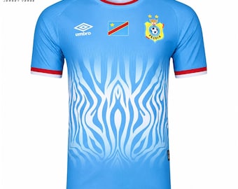 Camiseta de fútbol de visitante de la República Democrática del Congo 2026 – Camiseta de fútbol de poliéster vibrante / Regalo para el aficionado al fútbol