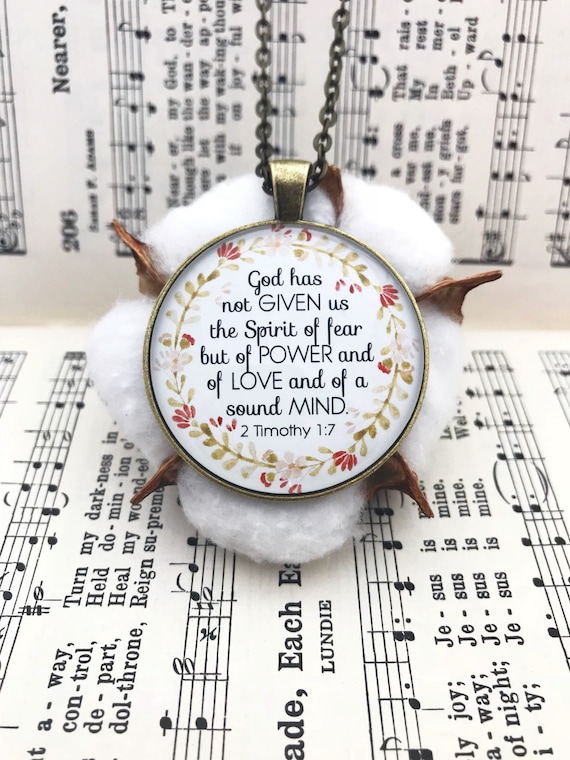 you have not given me a spirit of fear