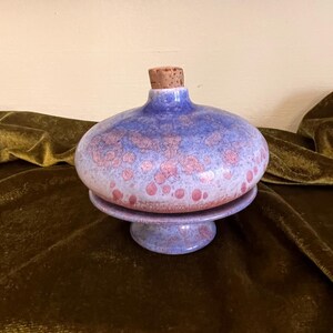 Vintage French Redware Pottery Potion Bottle Set • Hand-Thrown Ceramic Perfume Decanter FRANCE