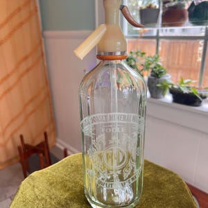 Vintage Mineral Water Glass Bottles - Etsy