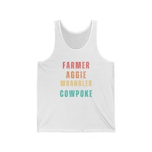 Farmer Aggie Tank Women&#39;s Wrangler Cowpoke Tank Top