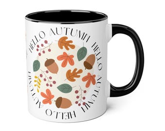 Tasses à café d'automne, 11 oz, cadeau de tasse d'automne, tasse Happy Fall, tasse de thé chaud citrouille