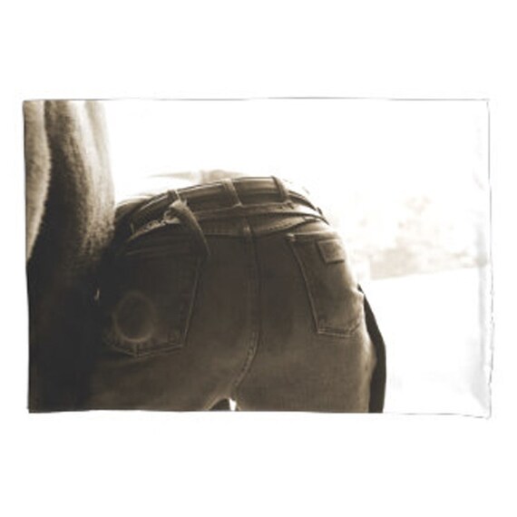 Single Western Ferrier Wrangler Butt Pillow Case Etsy