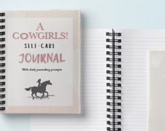 Printable Journal Self Care Kit Cowgirl Journal Mindfulness Planner