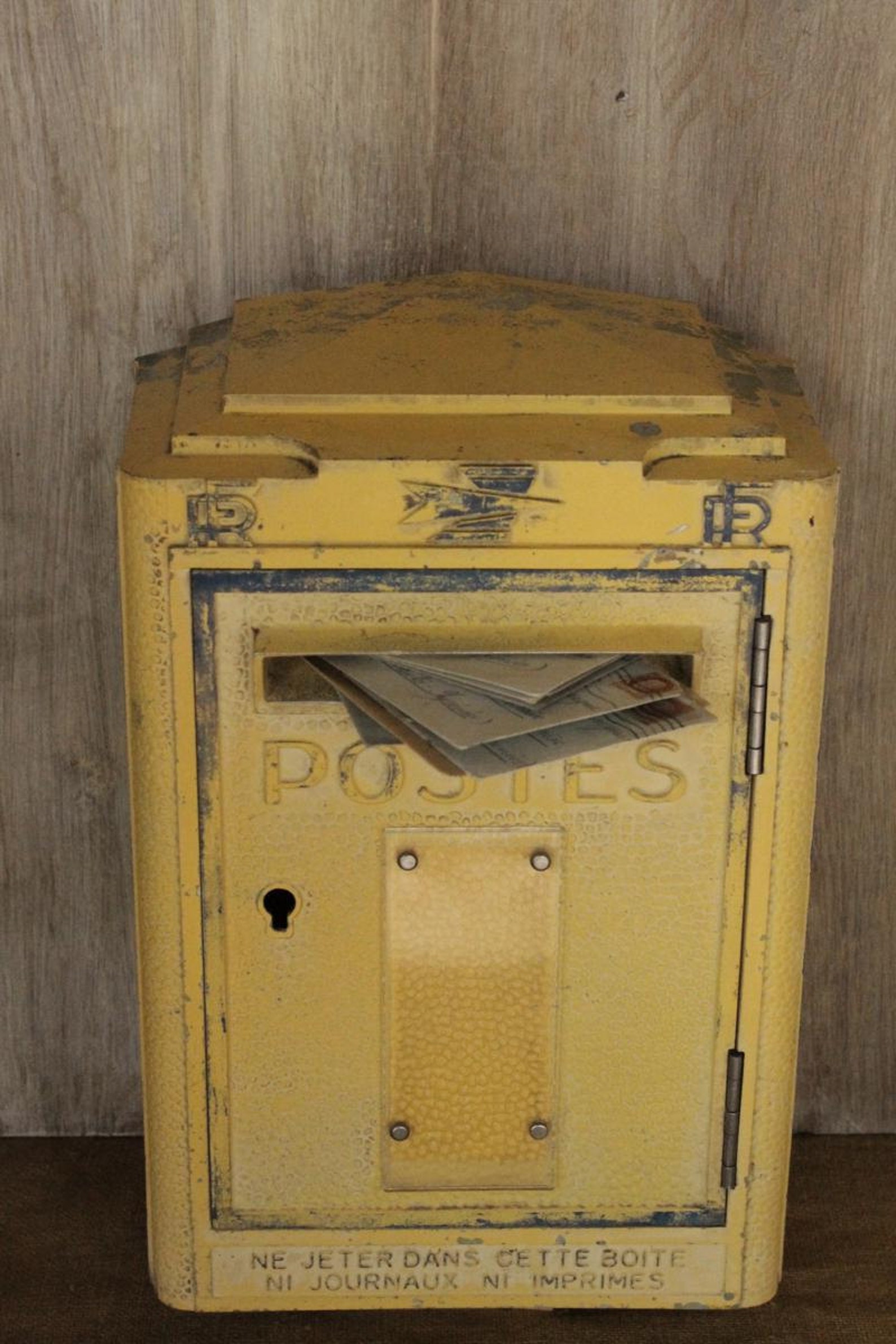 Original French post box La POSTE Circa 1962s Etsy