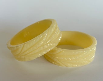 Two Vintage 30s Bangle Bracelets