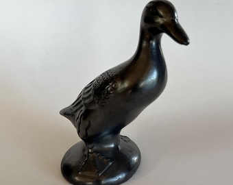 Vintage MEXICAANSE Barro Negro-eend uit de jaren 60