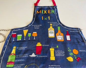 Vintage 60s GERMAN Bartender Apron