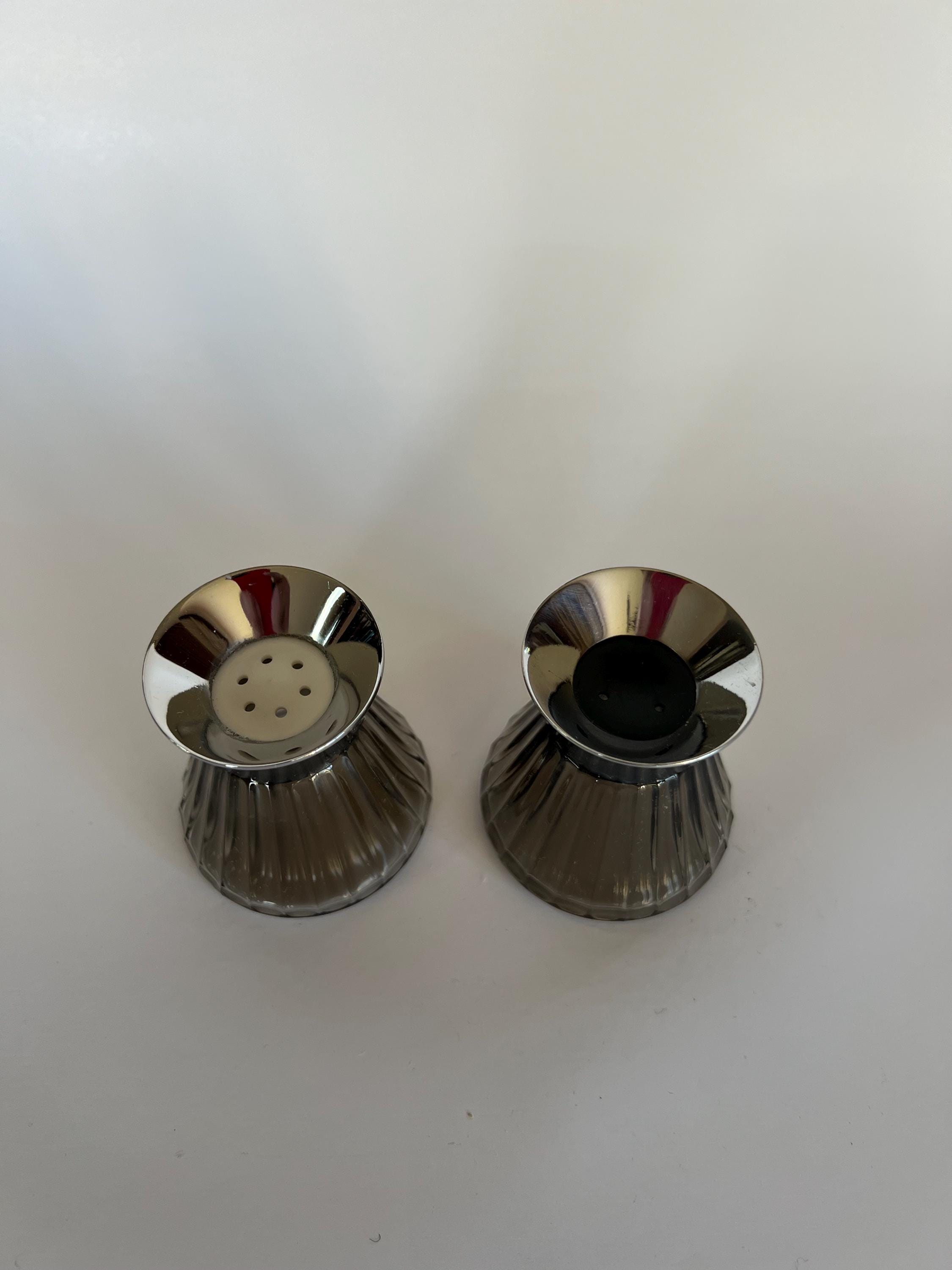 ヴィンテージ 60 年代 ドイツ製 ガラス製 ソルト&ペッパー セット