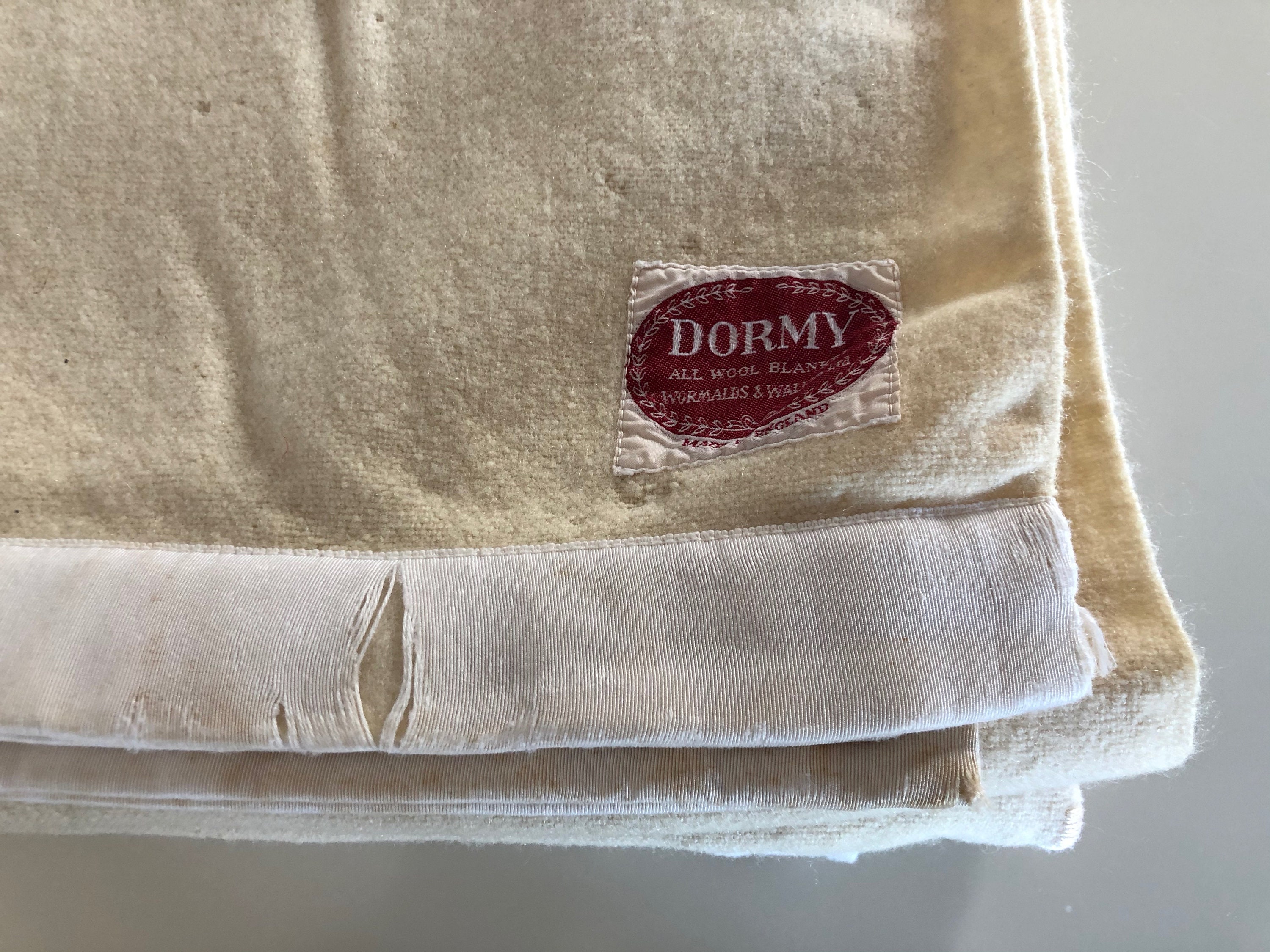 Vintage 50s DORMY Wormalds Walker Wool Blanket Etsy
