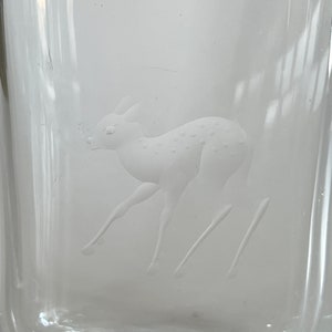 Vintage 30s STRÖMBERGSHYTTAN Fawn Glass Vase image 4