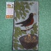 Robin Family rug hooking pattern