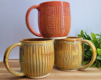 Pottery Mug - Wheel Thrown | Ceramic | Handmade