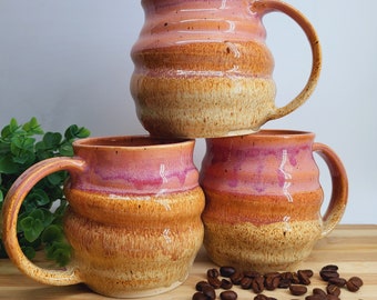 Wibbly Wobbly Pottery Mug - Wheel Thrown | Ceramic | Handmade