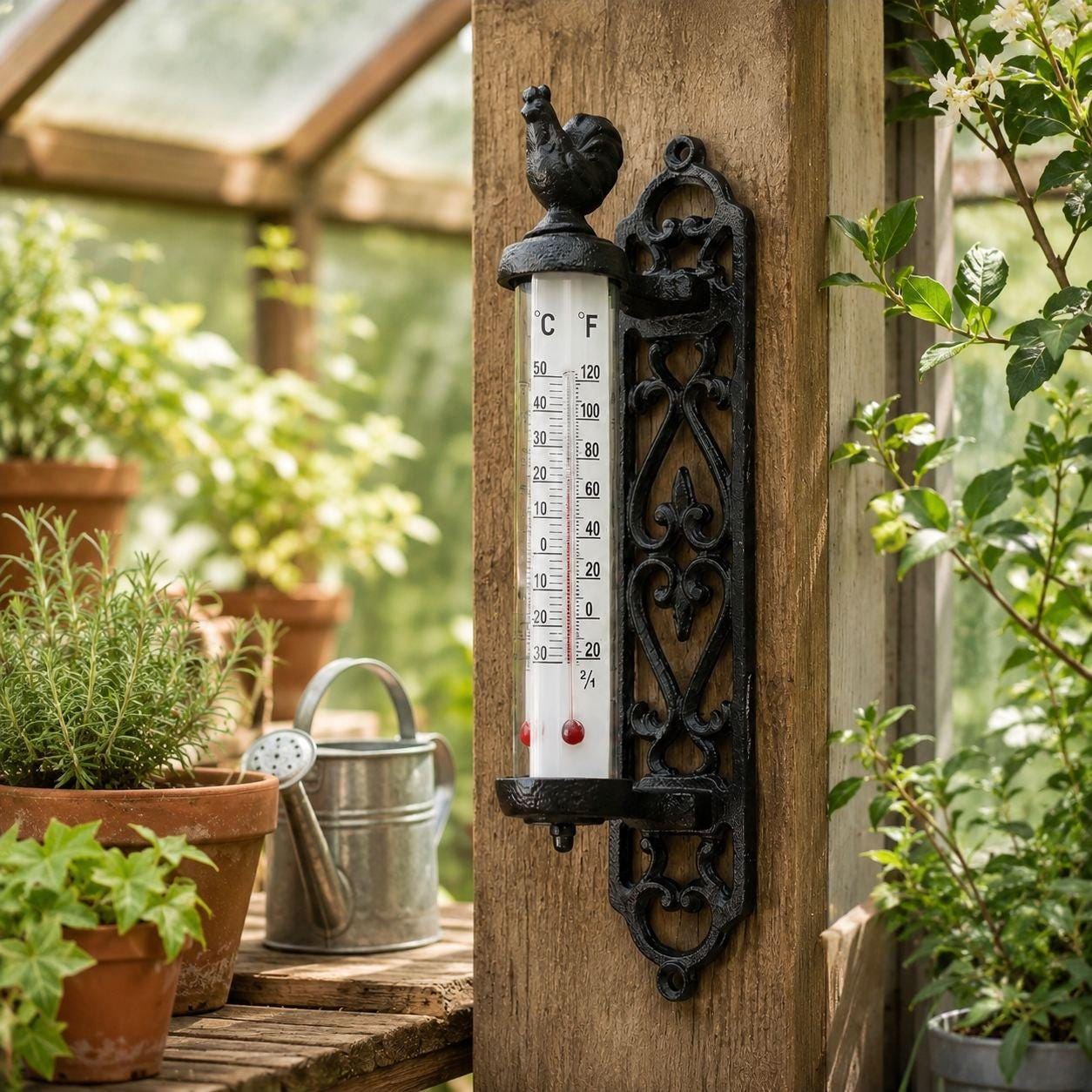 Vintage Temperature Gauge - Etsy