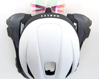 Cycling Gear Wall Organizer | Helmet, Shoes, Sunglasses Rack (3D Printed)