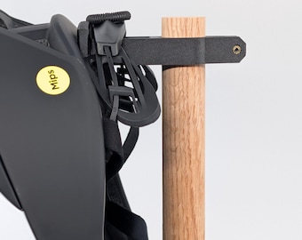 Bicycle Helmet Wall Mount Hook for 1 Inch Dowel & Vertical Rail | Bike Gear Organizer | Austin TX