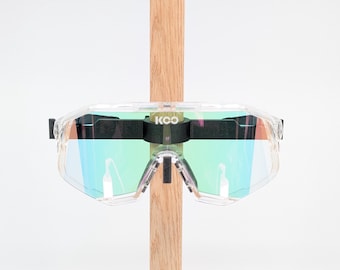 Cycling Sunglasses Wall Mount Holder | Eyewear Display Rack for 1 Inch Dowel | PETG-CF | Austin Made