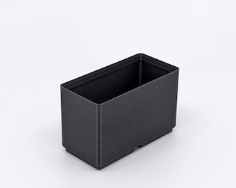 Modular Open Storage Bin (2×1 Grid) | Cycling Nutrition & Tool Organizer Tray for 4MA Shelf
