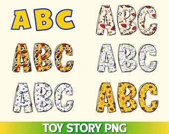 Toy Story Font, Toy Story Alphabets Numbers, Toy Story 5 Watercolor PNG, Toy Story 5 PNG, Woody Buzz Jessie, You’ve Got a Friend in Me