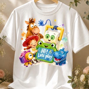 Toy Story PNG, Toy Story 5 Watercolor PNG, Toy Story 5 Characters Bundle PNG, Woody Buzz Jessie Digital Clipart, You’ve Got a Friend in Me image 8