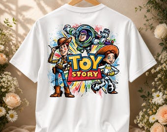 Toy Story PNG, Toy Story 5 PNG, Toy Story 5 Characters PNG, Woody Buzz Jessie Digital Clipart, You’ve Got a Friend in Me png
