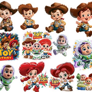 Toy Story PNG, Toy Story 5 Watercolor PNG, Toy Story 5 Characters Bundle PNG, Woody Buzz Jessie Digital Clipart, You’ve Got a Friend in Me image 5