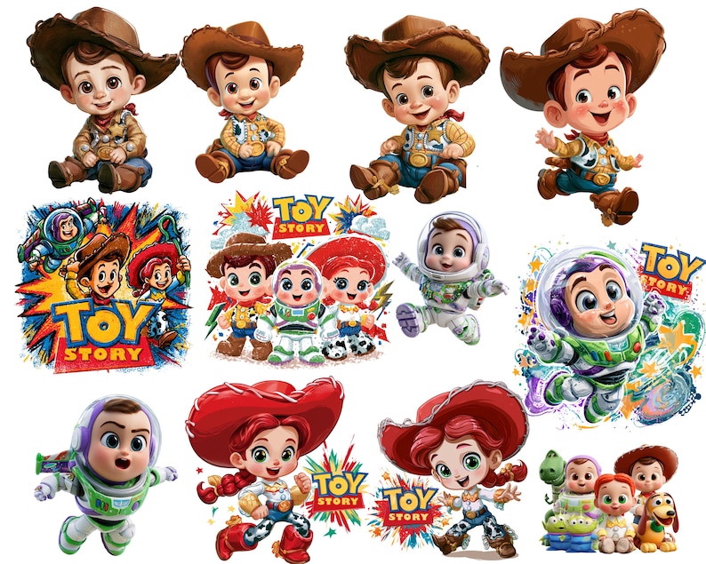 Toy Story PNG, Toy Story 5 Watercolor PNG, Toy Story 5 Characters Bundle PNG, Woody Buzz Jessie Digital Clipart, You’ve Got a Friend in Me image 5