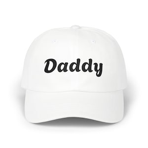 Daddy Script Embroidered Cap | Classic Dad Cap