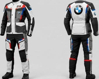 BMW Motorrad - Combinaison de moto racing Adventure en maille, ensemble veste et pantalon de moto de tourisme, équipement de protection