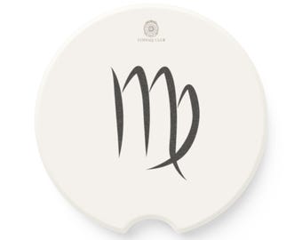 Soapstone Car Coaster Virgo