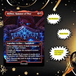 thor mtg card Mjlnir, Hammer of Thor  Marvel Super Heroes (MSH) #339  Scryfall Magic:  The Gathering Search