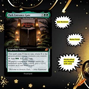 welcome to jurassic park mtg card to... // [Jurassic World Collection]  TokenMTG Welcome to... // Jurassic Park