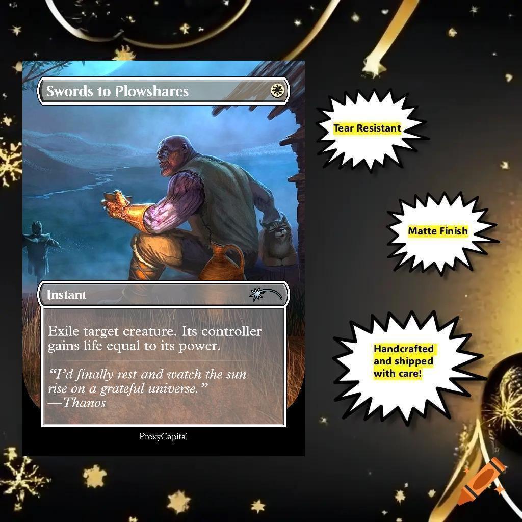 Mtg Thanos - Etsy