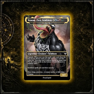 venom king in black mtg card Venom, You may play those cards for as long as they remain exiled Mtg Scars of Mirrodin Skithiryx,